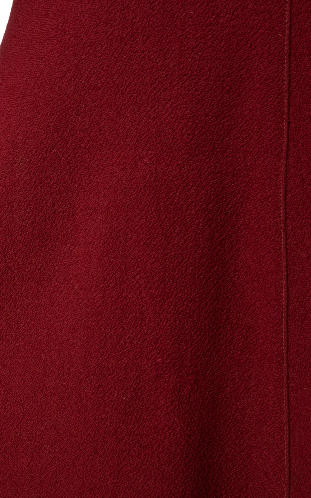 1930s 1940s Fur Trim Wool Princess Coat | small