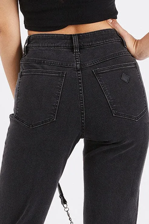 94 High Slim 90210 Organic Cotton Mom Jeans