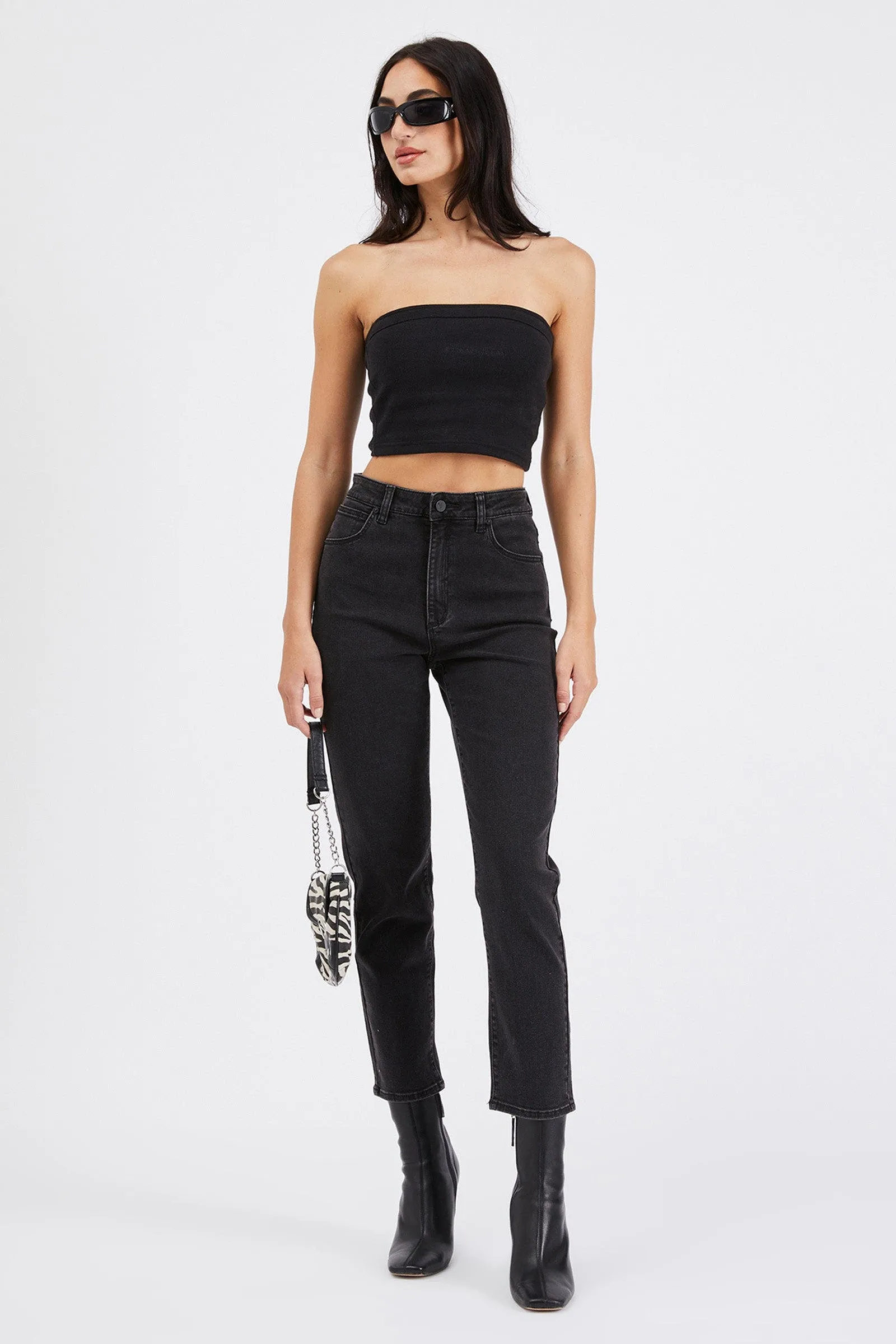 94 High Slim 90210 Organic Cotton Mom Jeans