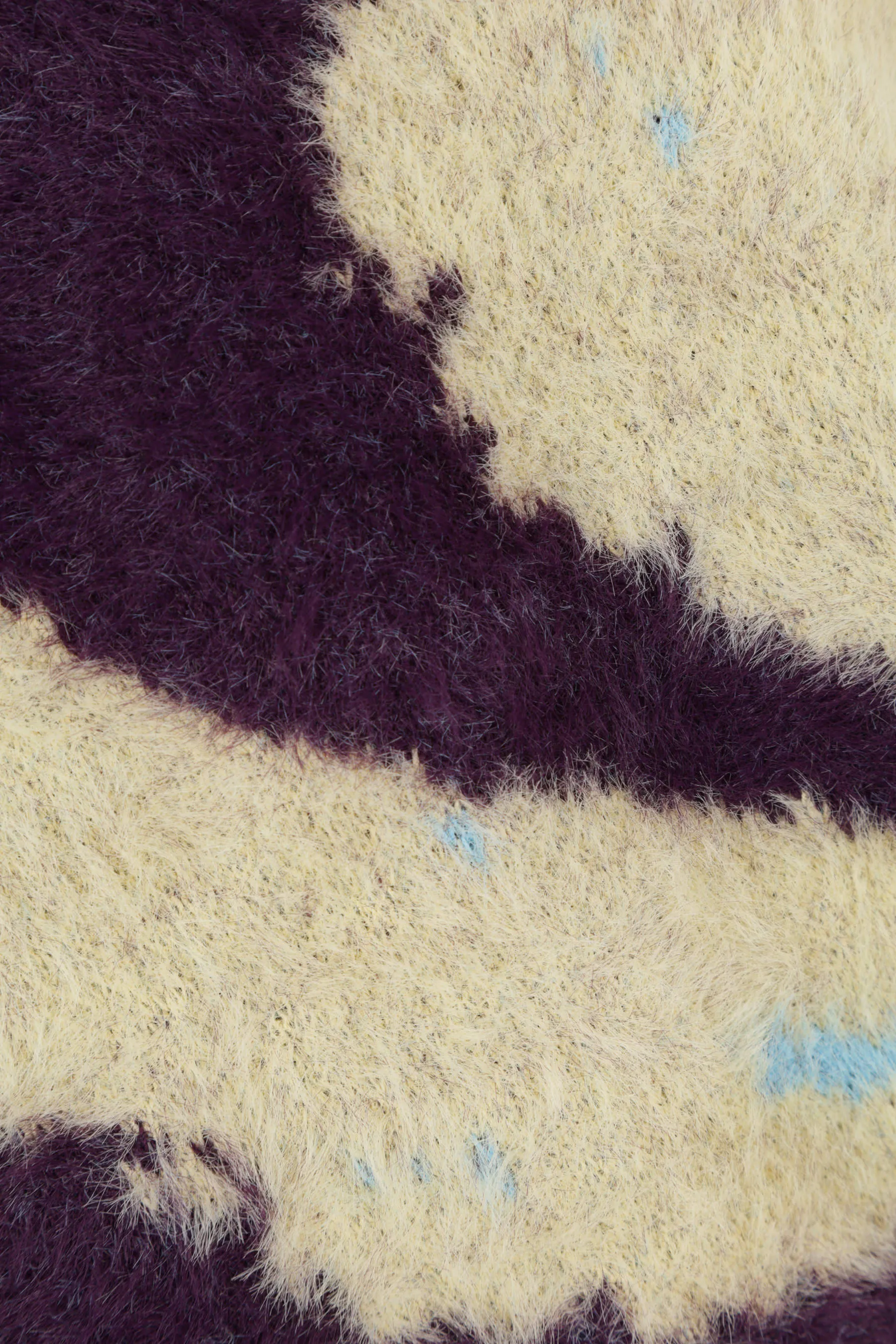 Arin jacquard brushed knit pullover