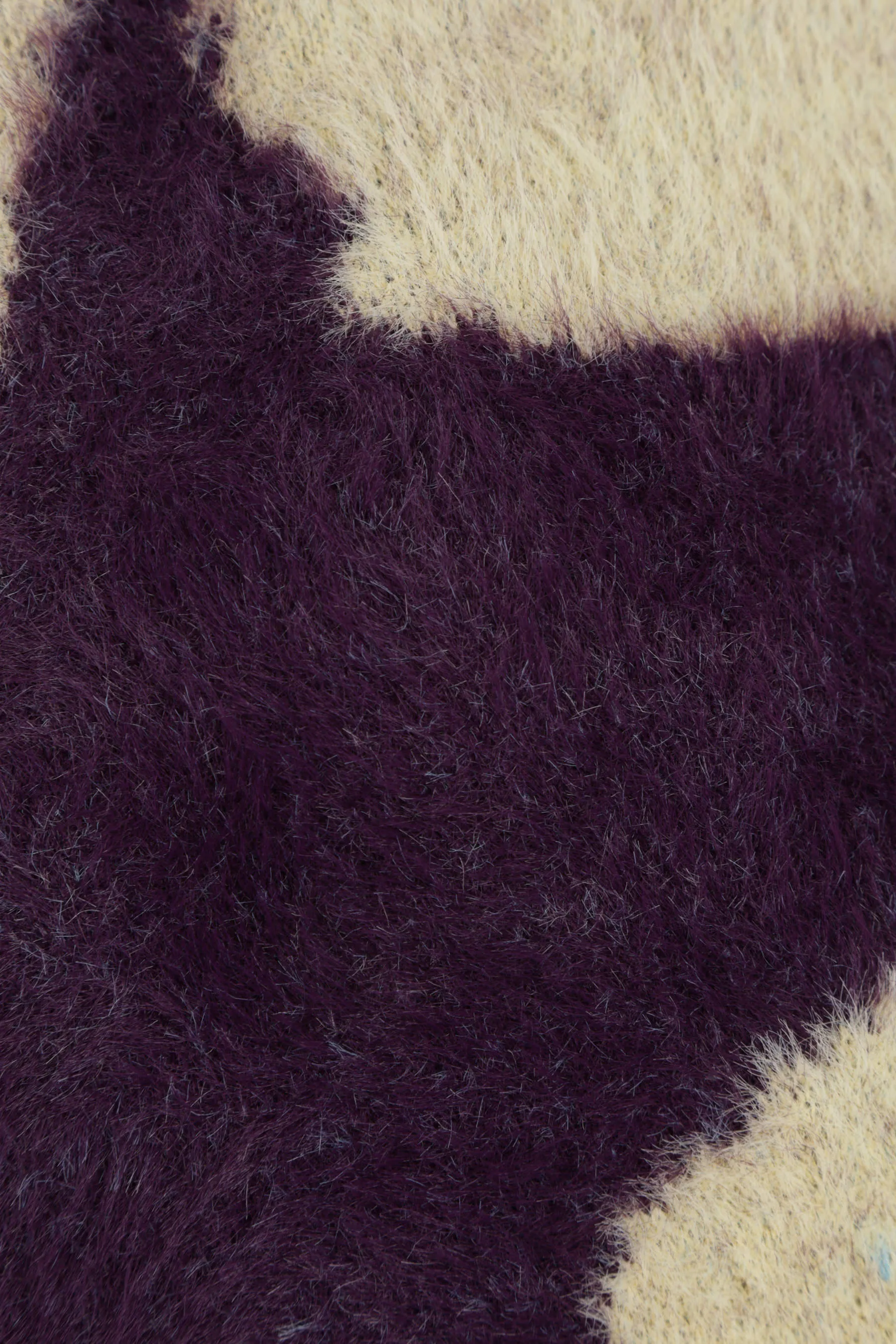 Arin jacquard brushed knit pullover
