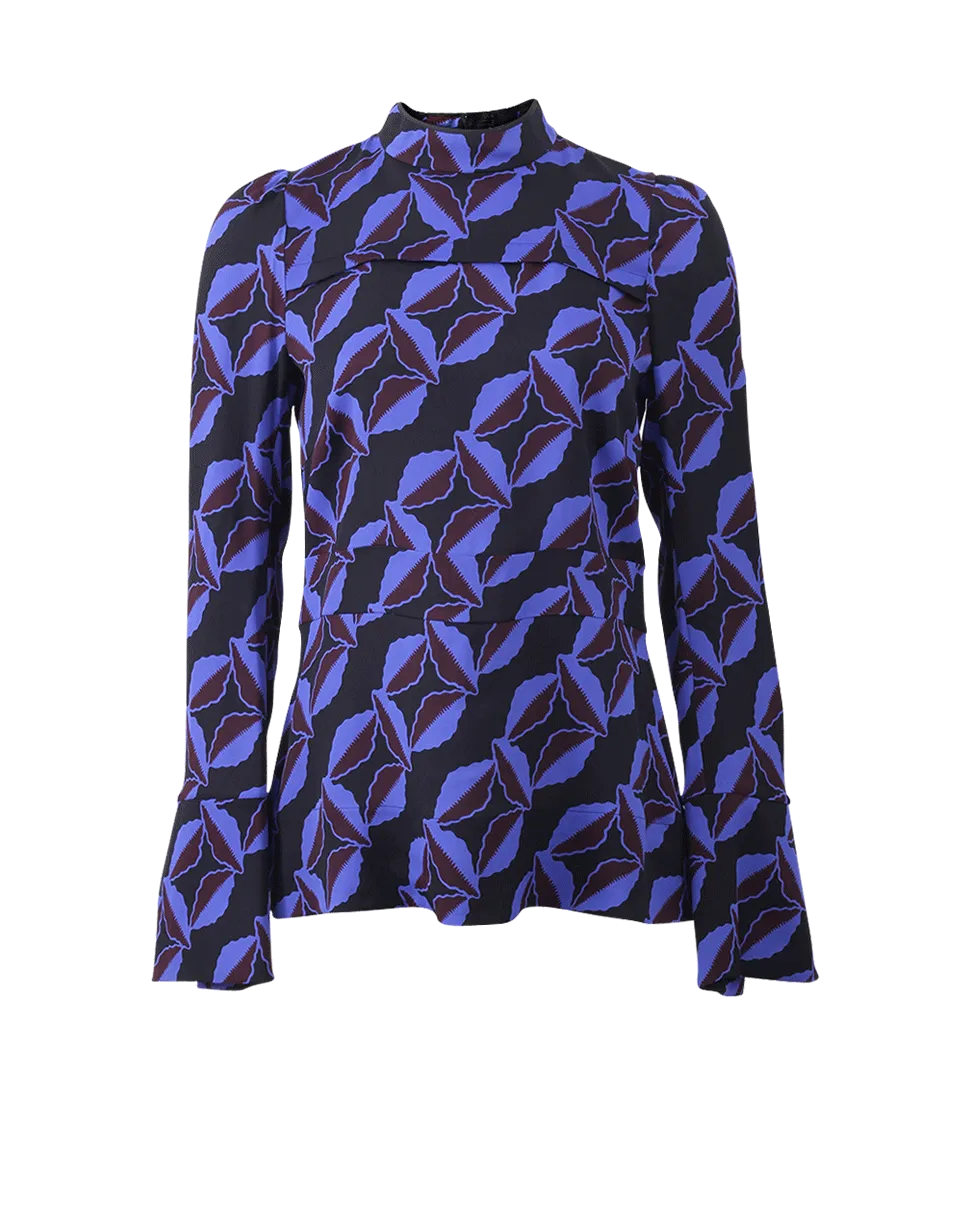 Arvum Back Zip Blouse