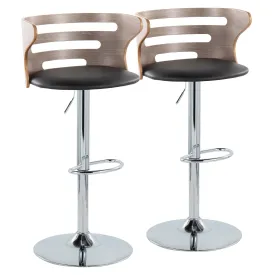 Cosi - Sophisticated Design Adjustable Barstool With Swivel (Set of 2) by Couch.com
