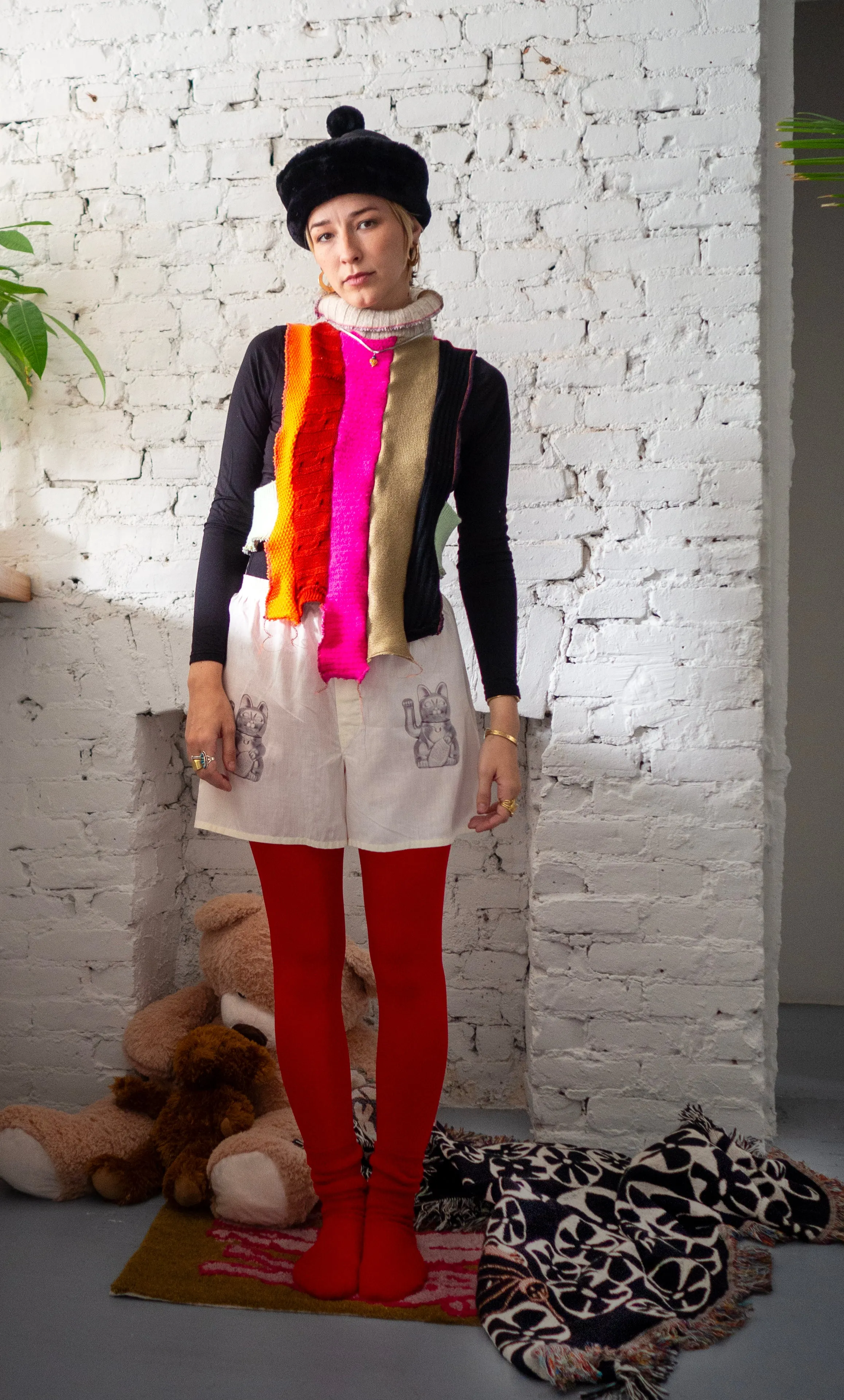 COZY VEST | Upcycled Sweater Vest Made From Recycled Fabric