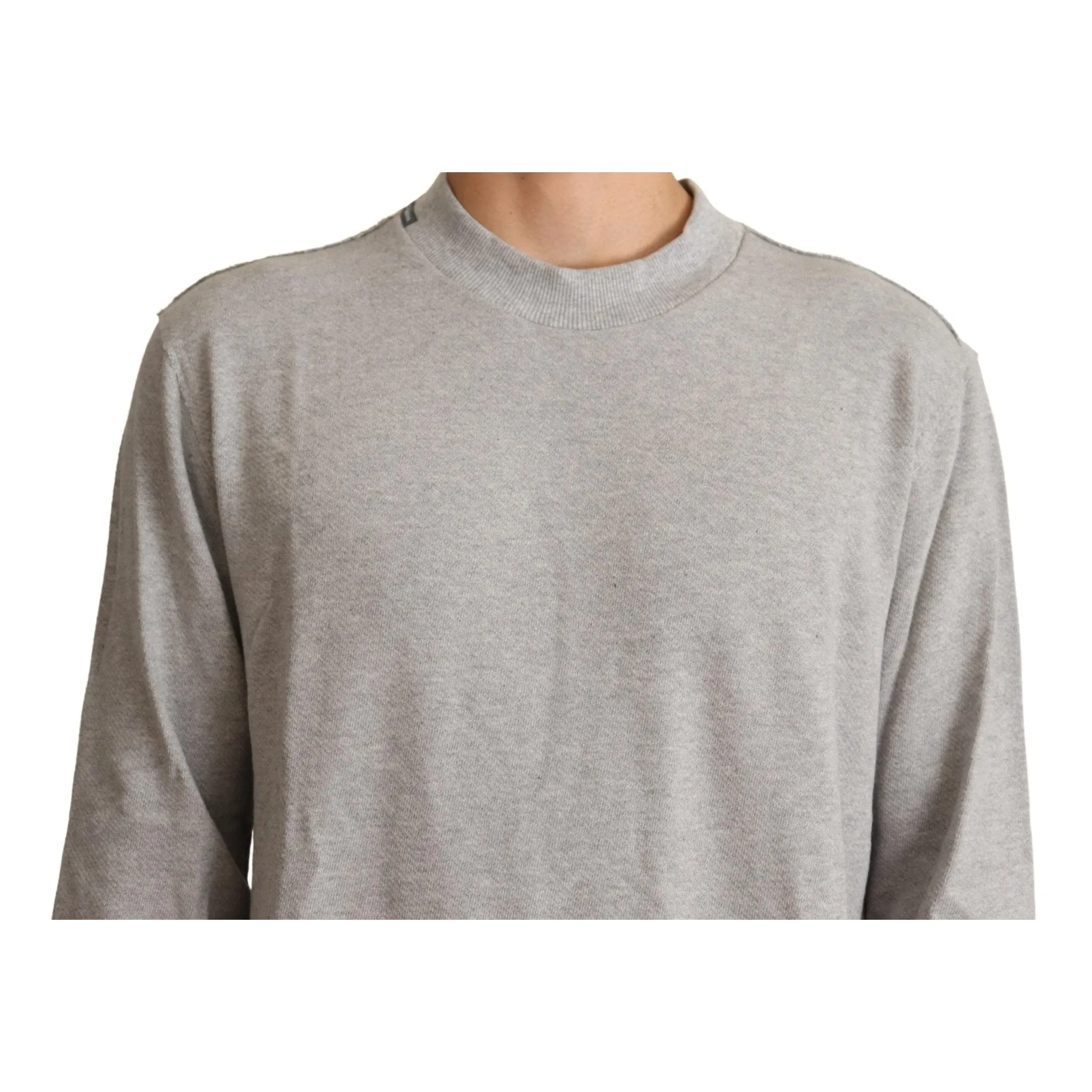 Dolce & Gabbana Sophisticated Gray Crewneck Sweater