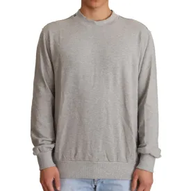 Dolce & Gabbana Sophisticated Gray Crewneck Sweater