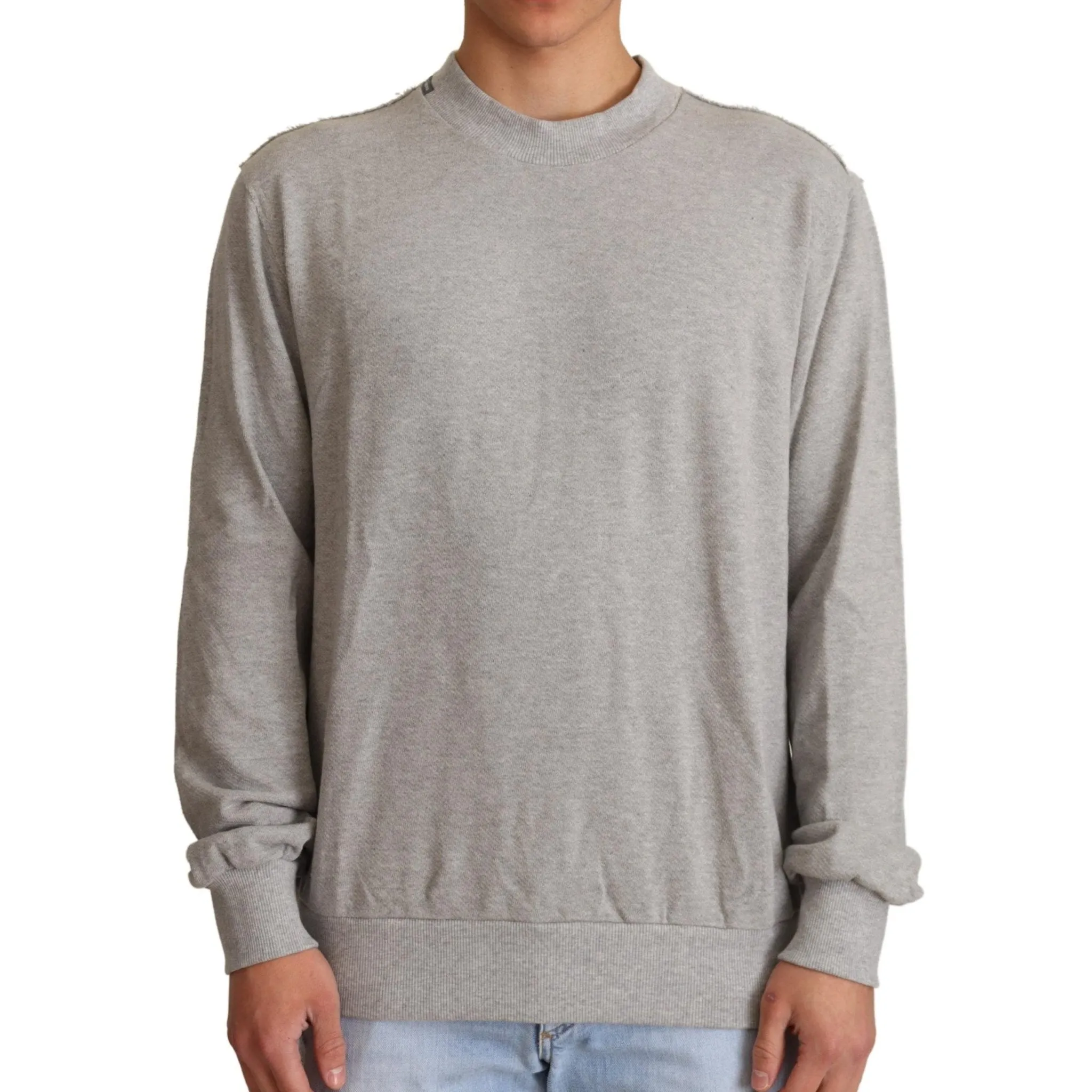 Dolce & Gabbana Sophisticated Gray Crewneck Sweater