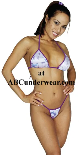 Elegant Women's Butterfly Micro Thong Set for a Sophisticated Look