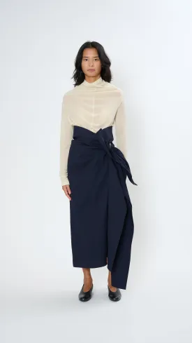 Enclothe Skirt in Midnight Navy