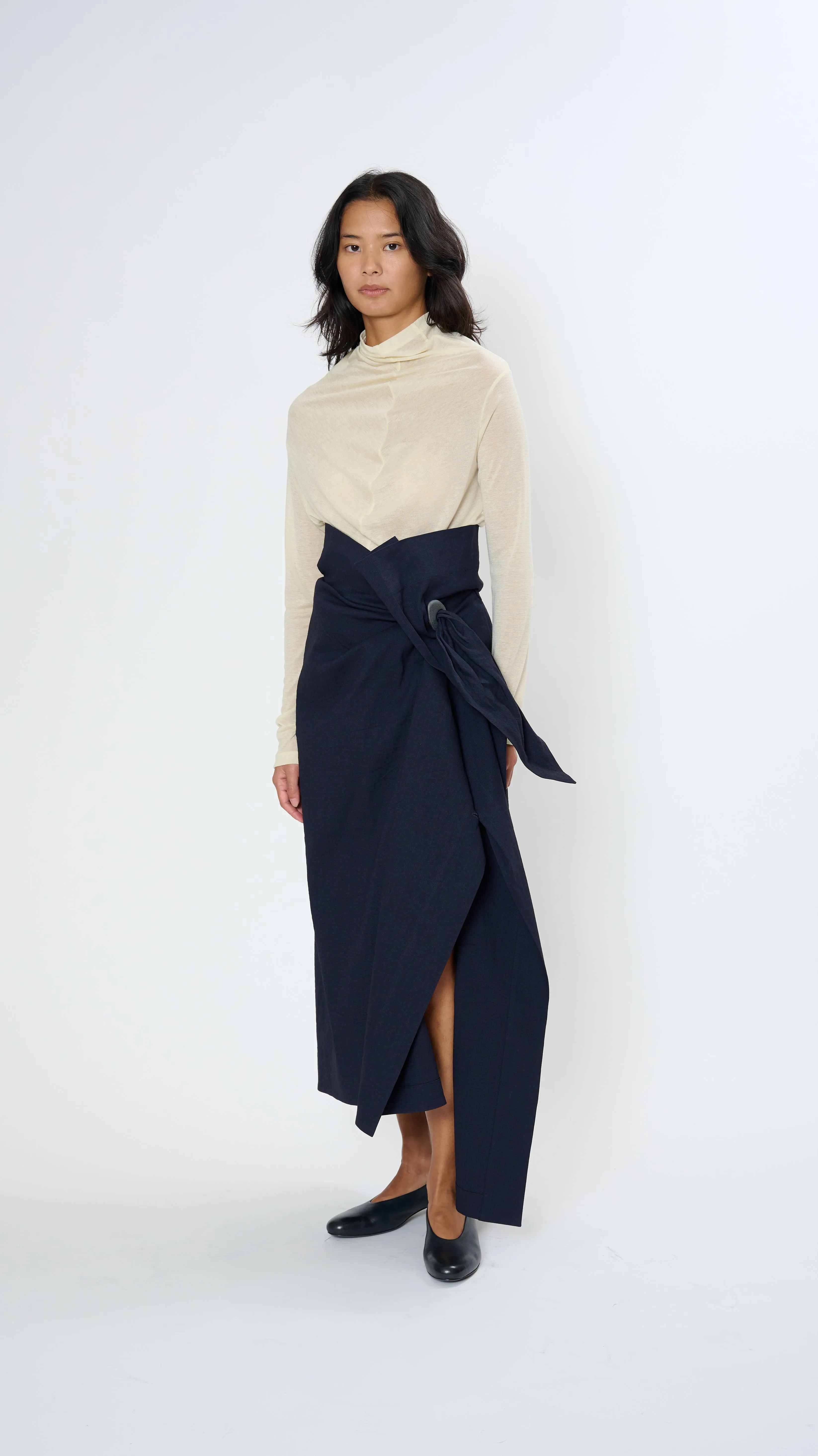 Enclothe Skirt in Midnight Navy