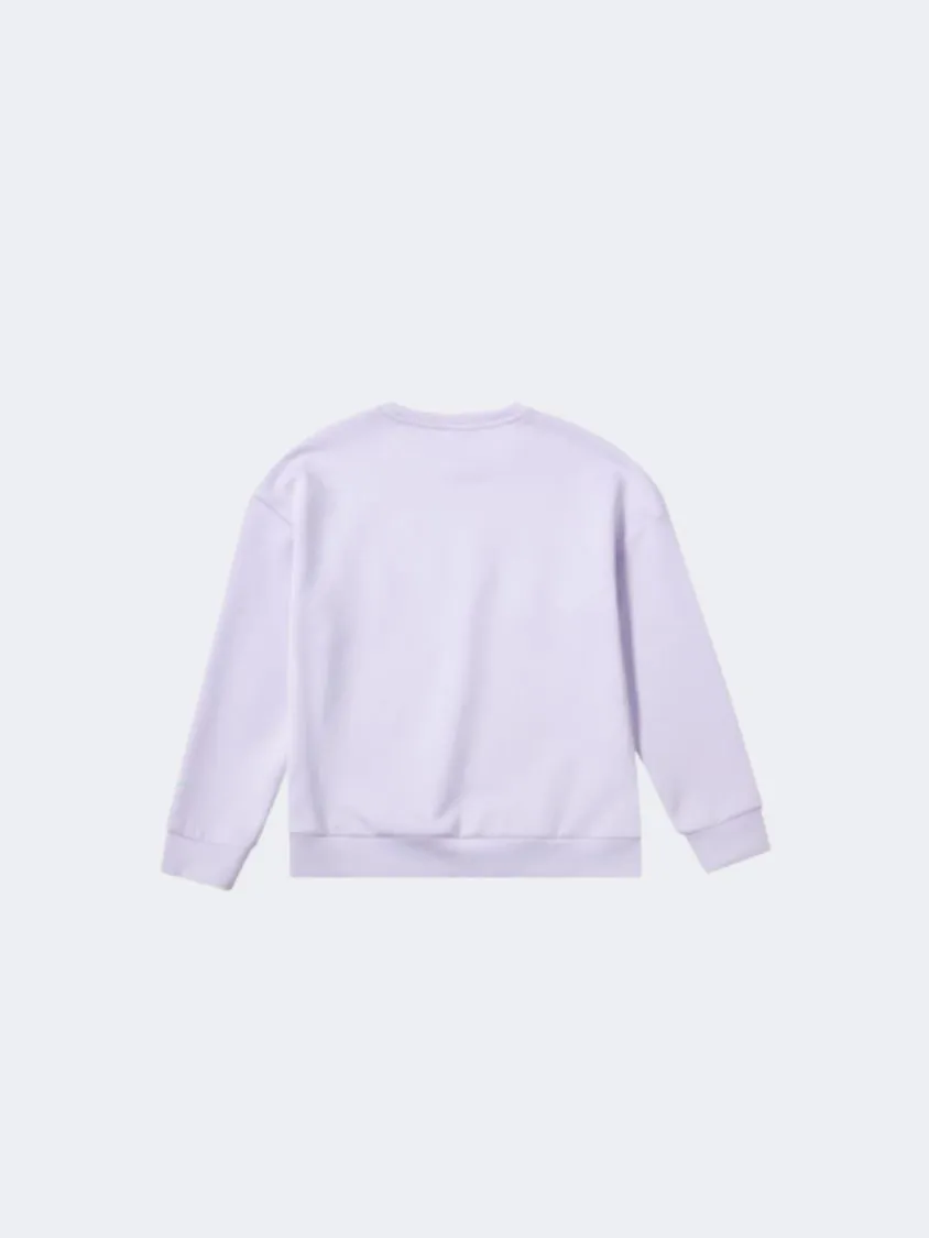 Erke Pullover Kids-Girls Training Sweatshirt Light Purple