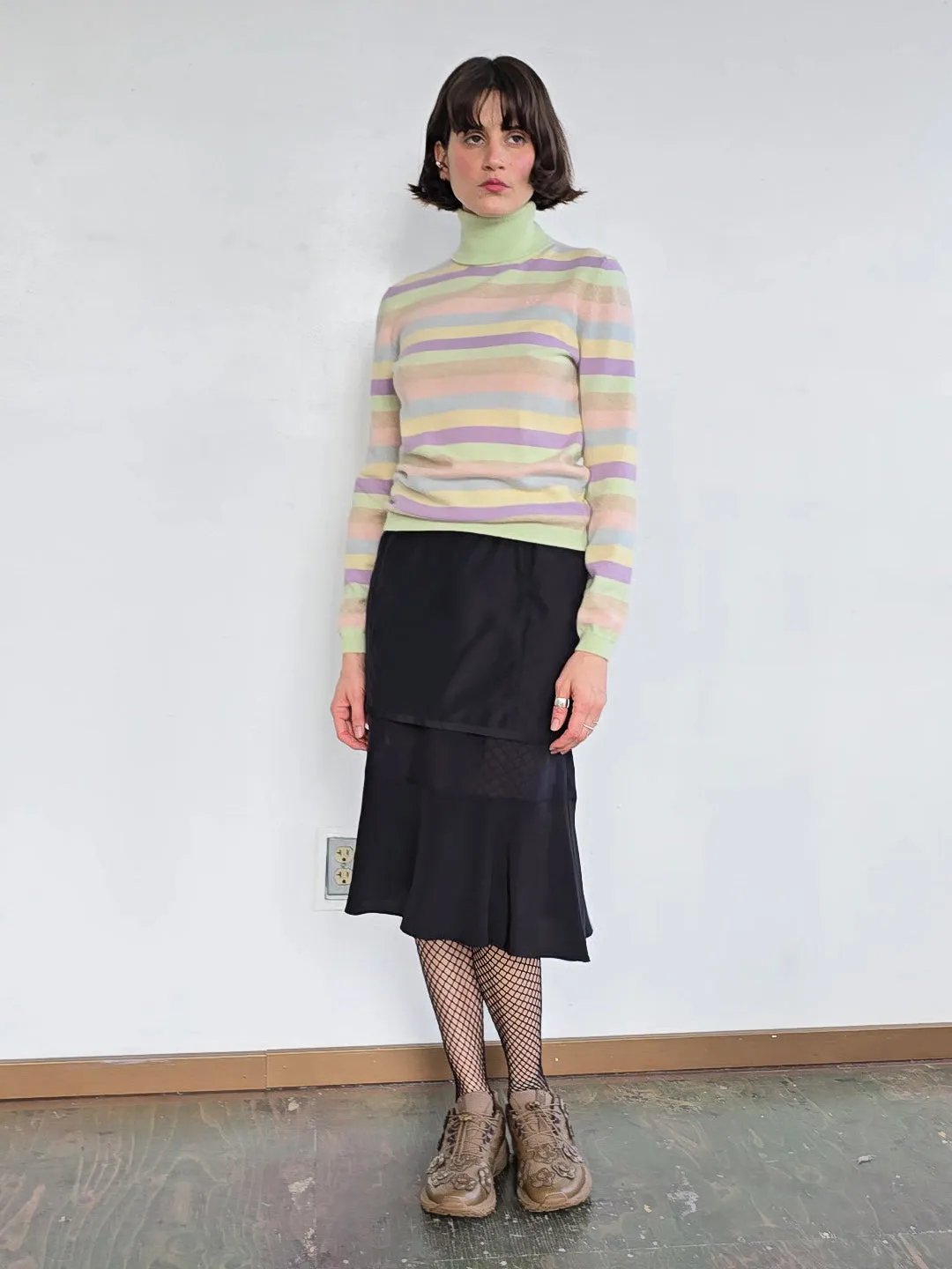 Escada Pastel Stripes Cashmere (S)