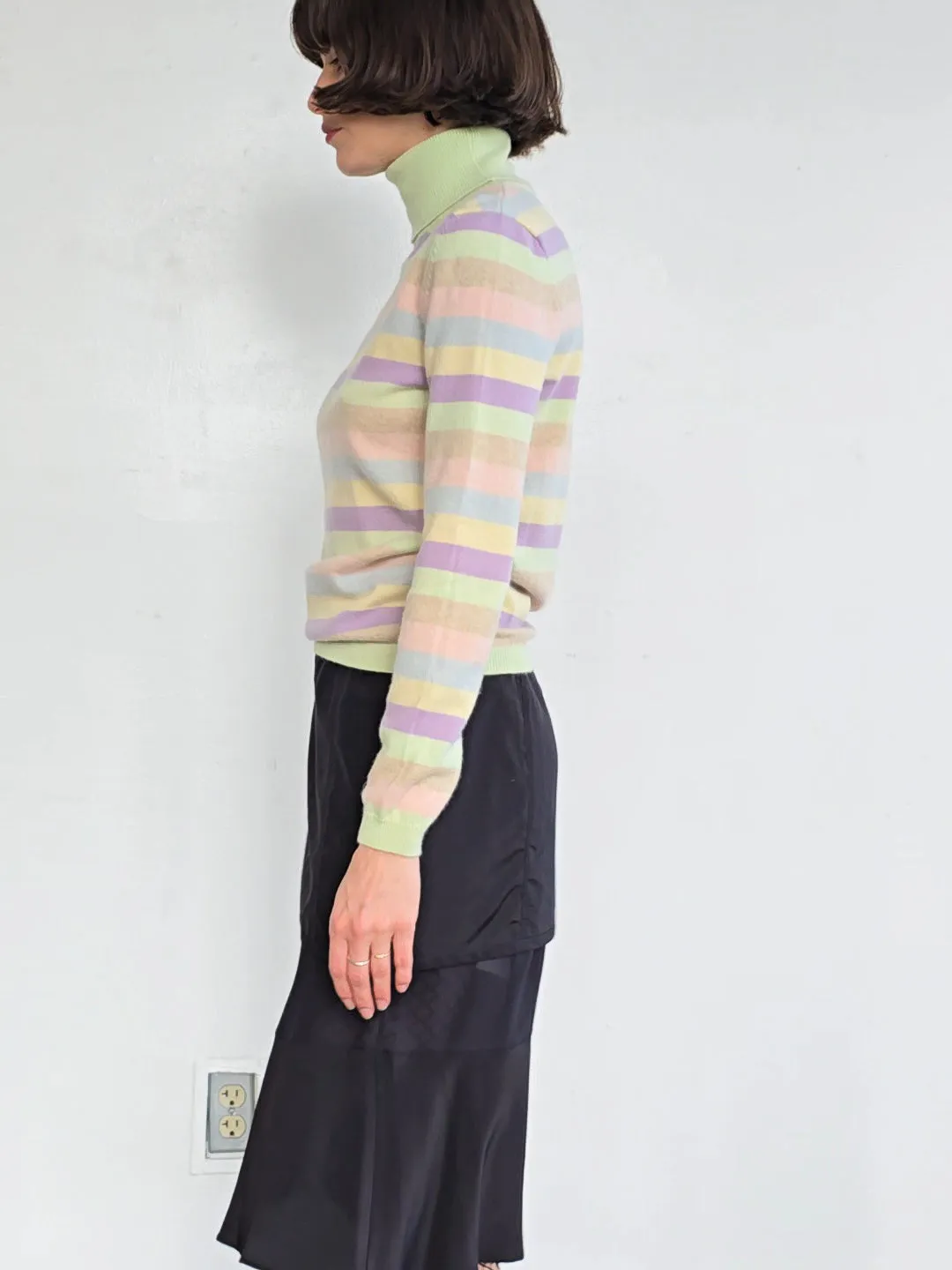 Escada Pastel Stripes Cashmere (S)