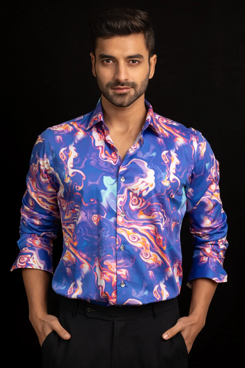 FLARE EGYPTIAN COTTON SHIRT