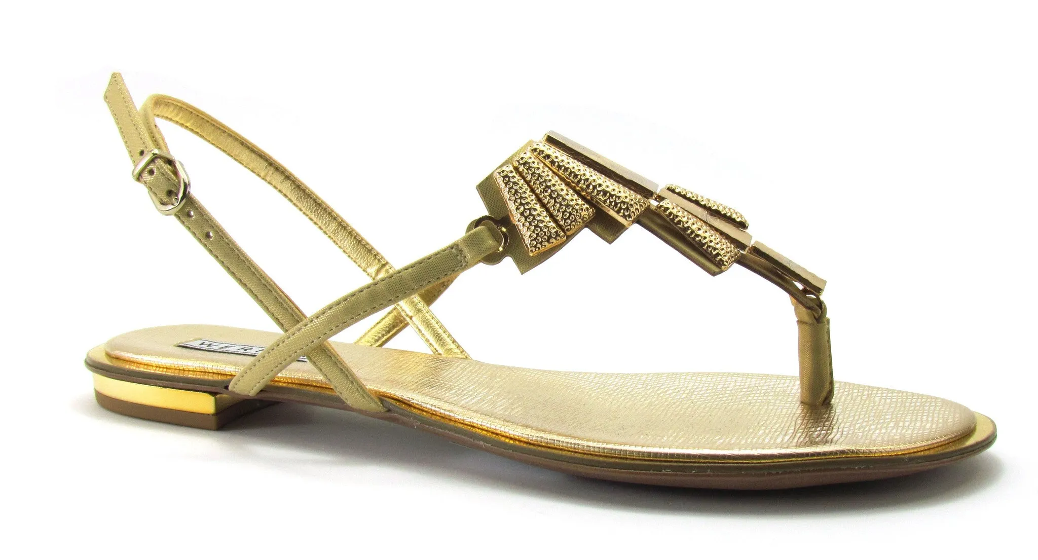 Flat Sandal Gold - Werner
