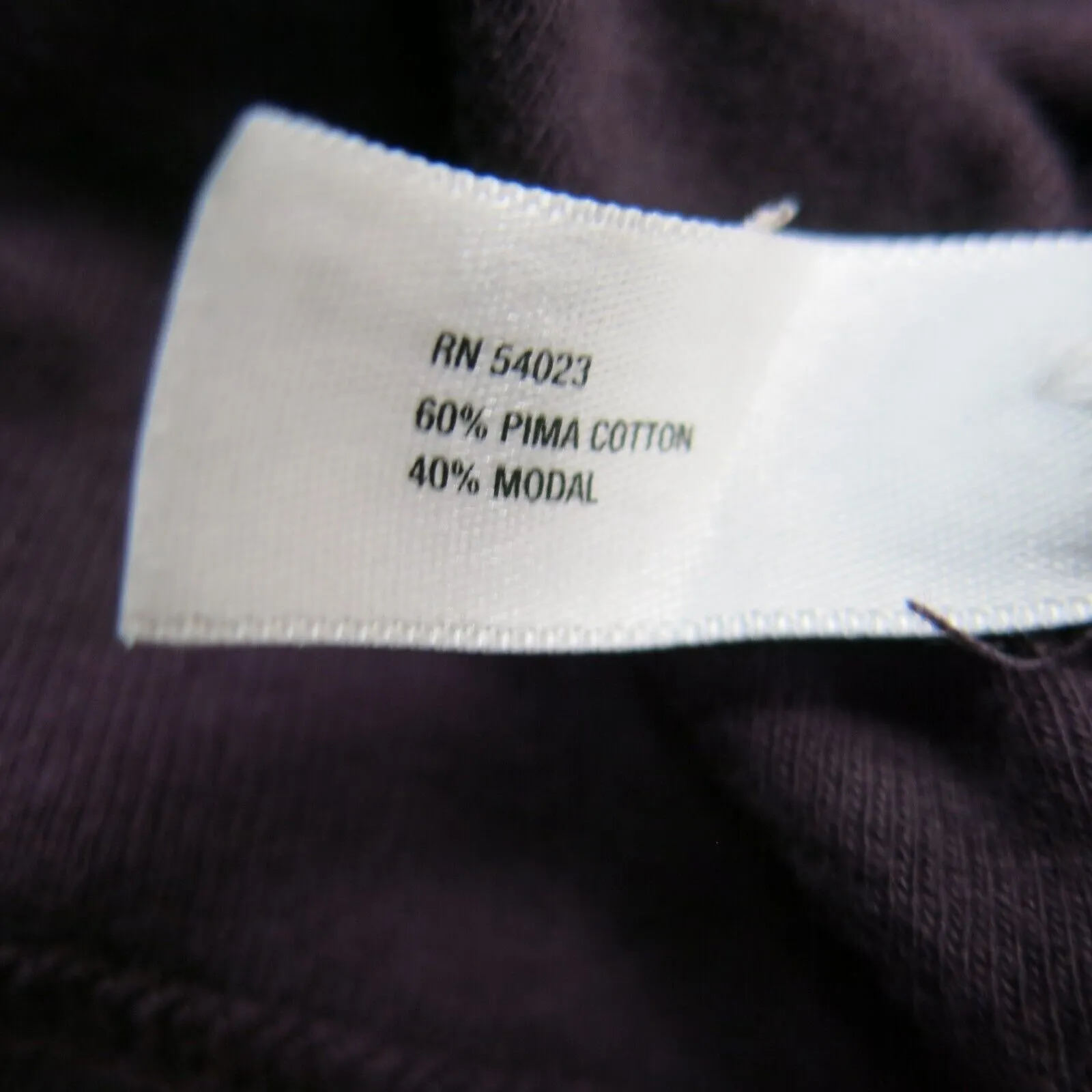 Gap Womens Super Soft Sweatshirt Top Fitted Long Sleeve Dark Purple Size Small