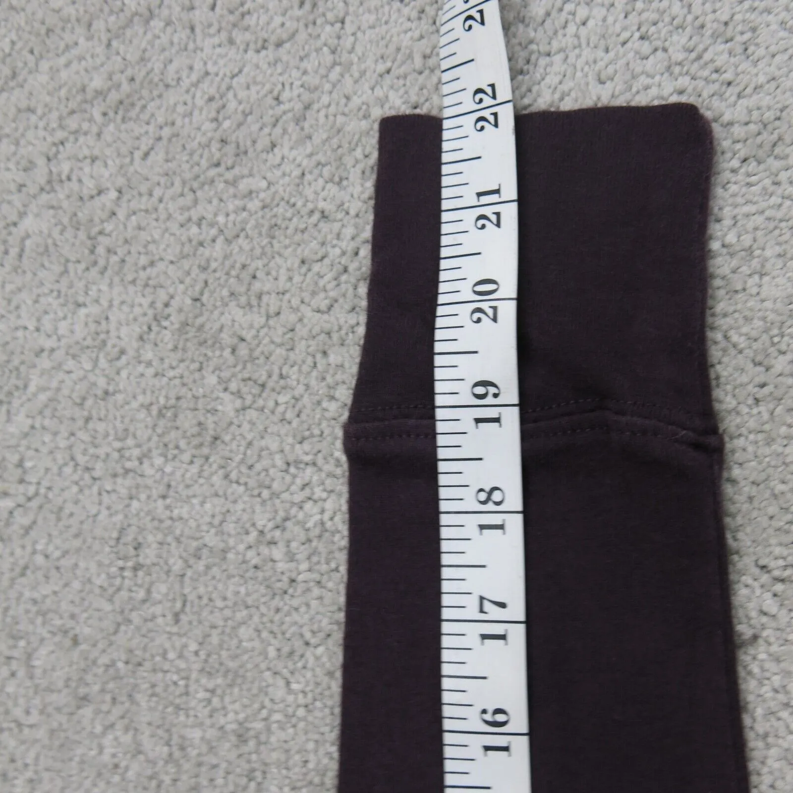 Gap Womens Super Soft Sweatshirt Top Fitted Long Sleeve Dark Purple Size Small