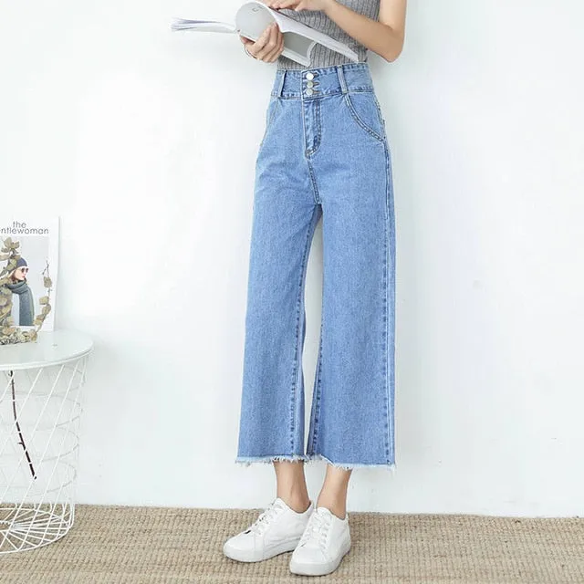 High Waist Denim Mom Jean