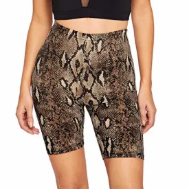 High Waist Printed Short Pants