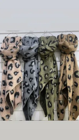 Jennah -  Animal Print Scarf