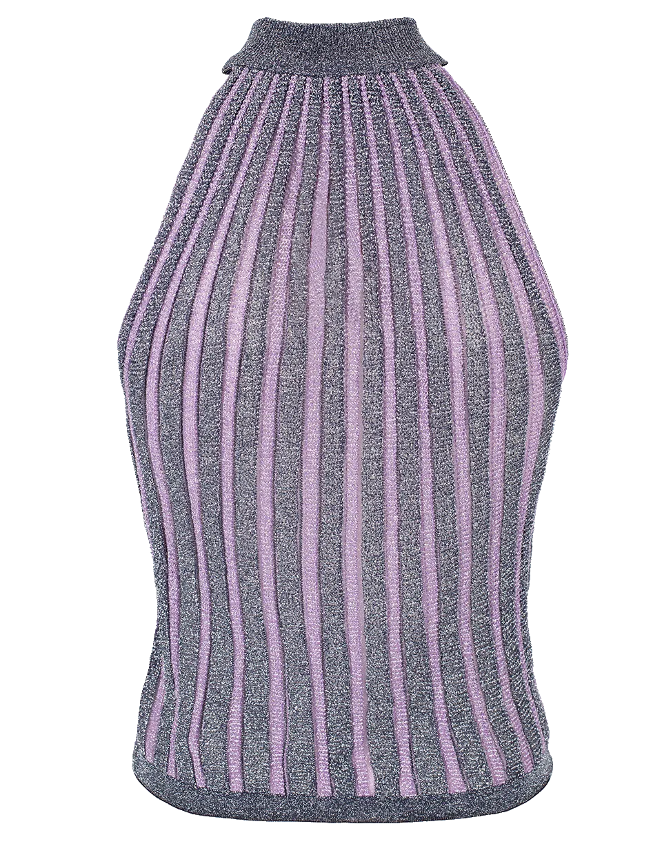 Lamé Halter Top