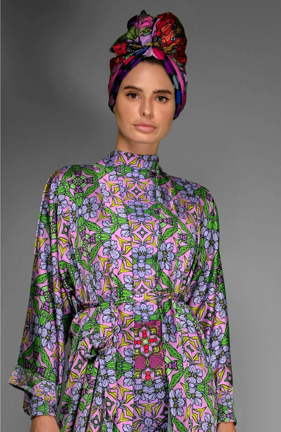Long Soft Stretchy Stylish Deco Purple Slim Fit Turtleneck