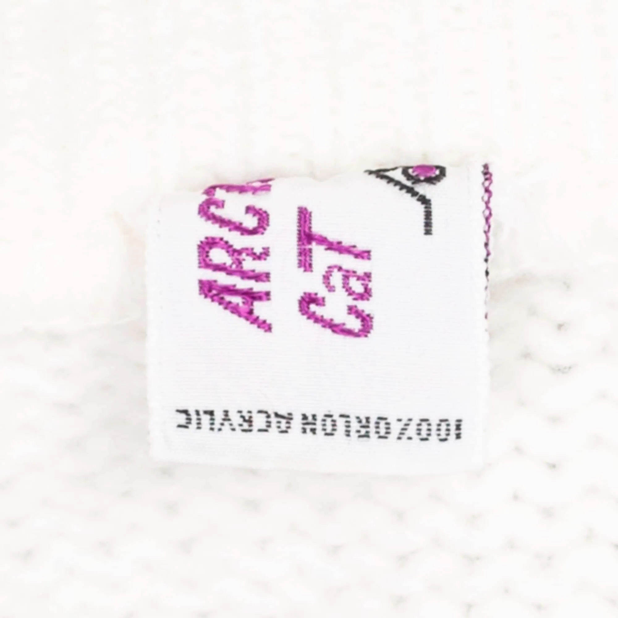 Medium 80s Arctic Cat White & Purple Color Block Sweater