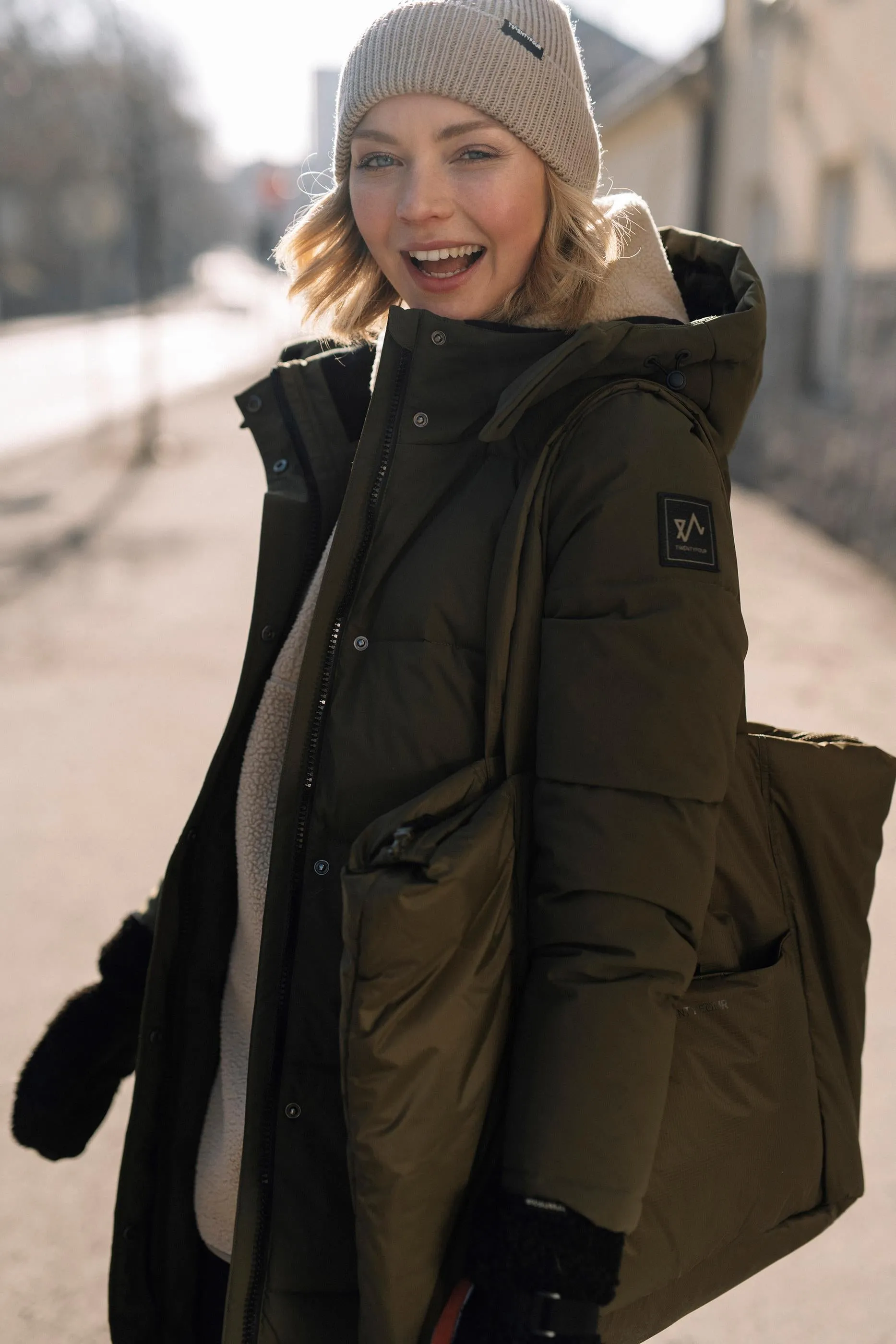 Mellow Ada Parkas - M Oliven