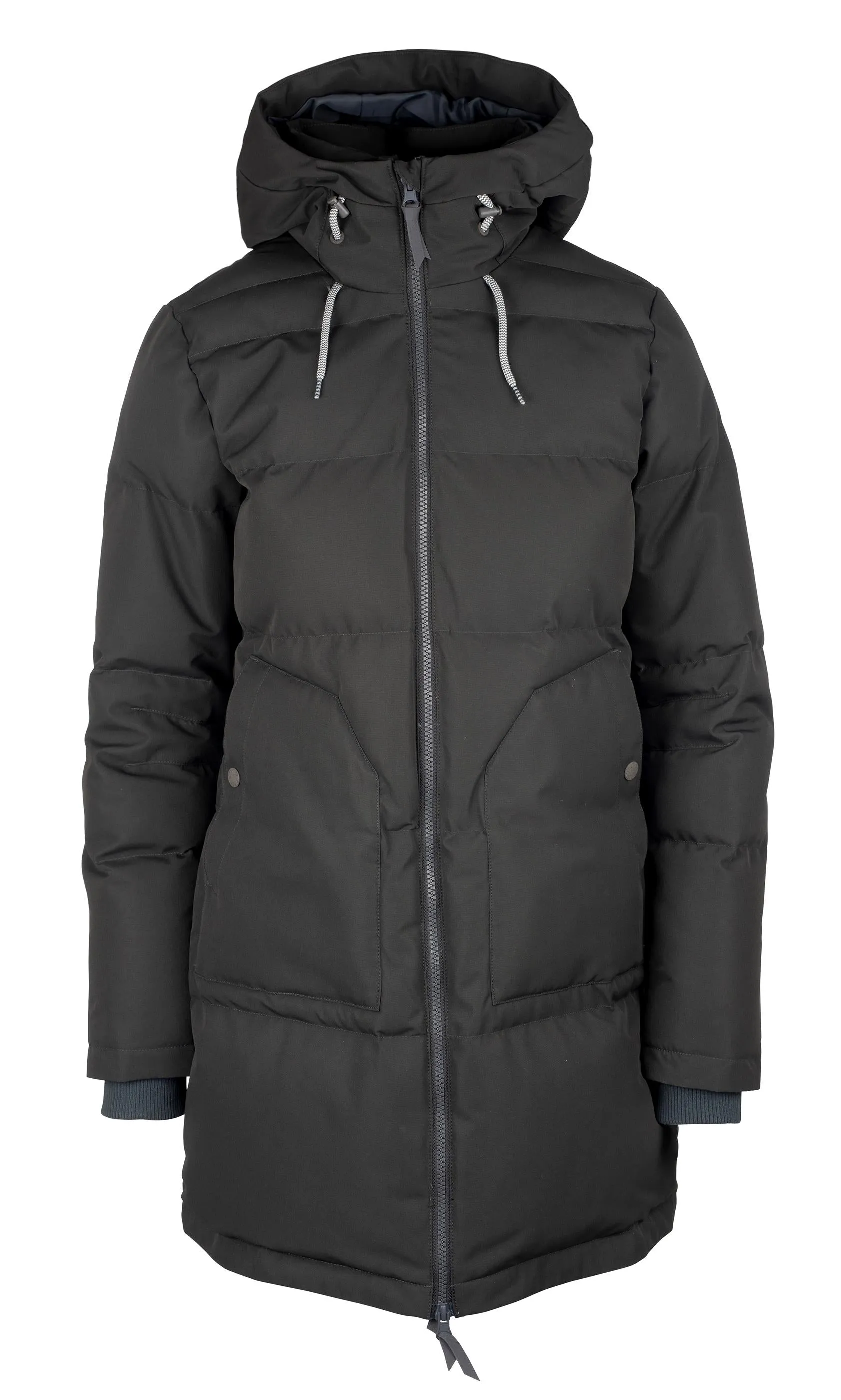 Mellow Vattert Parkas - Skyggesort