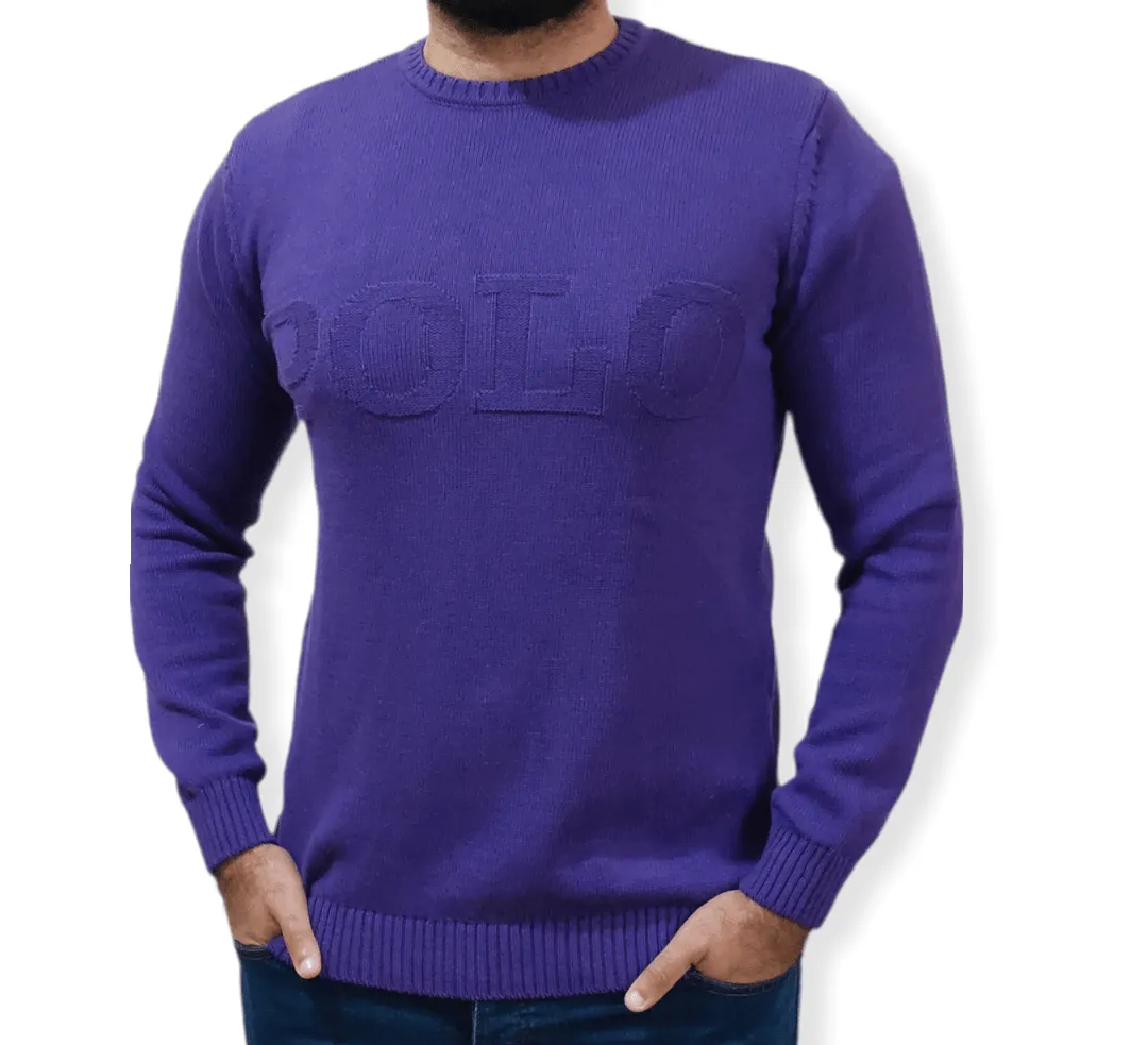 Men RL Pullover - Purple