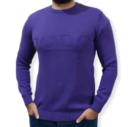 Men RL Pullover - Purple