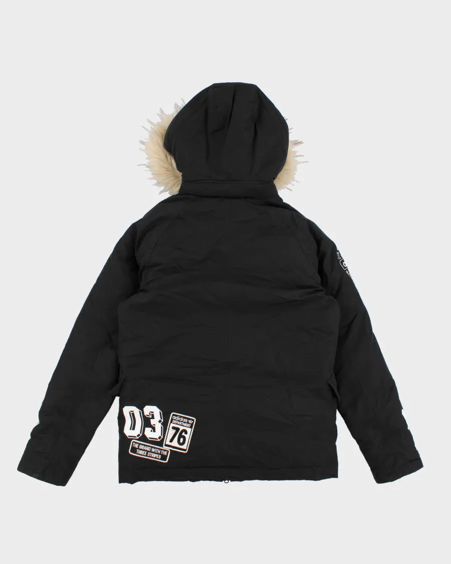 Men's Adidas fur trim Parker - M