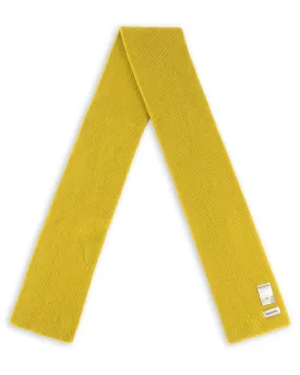 Merino Lambswool Sock Knit Scarf - Lime