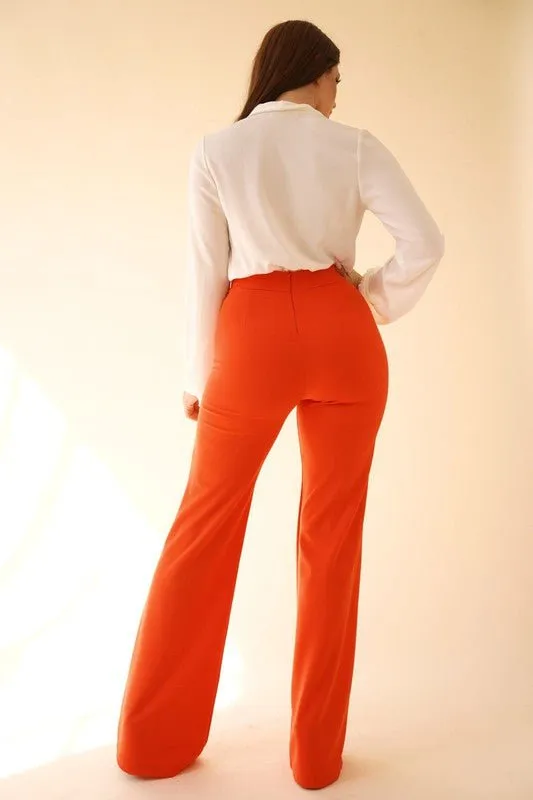 MIMI HIGH WAISTED PANT- Kelly Green
