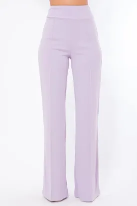 MIMI HIGH WAISTED PANT- LILAC