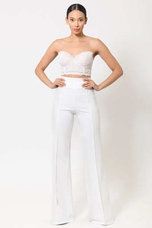 MIMI HIGH WAISTED PANT- LILAC