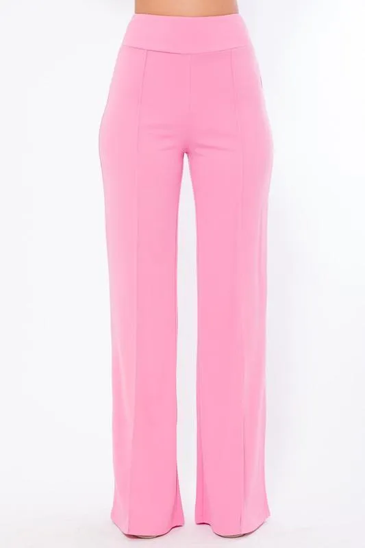 MIMI HIGH WAISTED PANT- LILAC