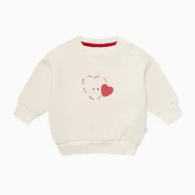 MORI Heart Oversized Sweater