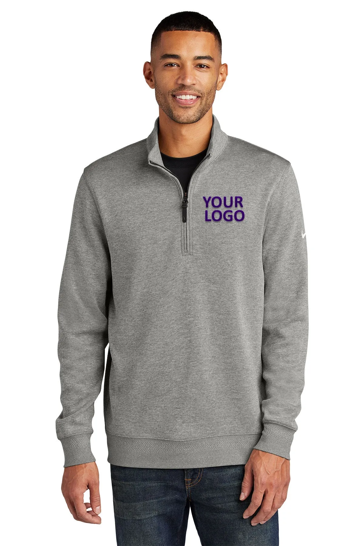 Nike Dri-FIT Corporate Branded Half-Zips, Grey