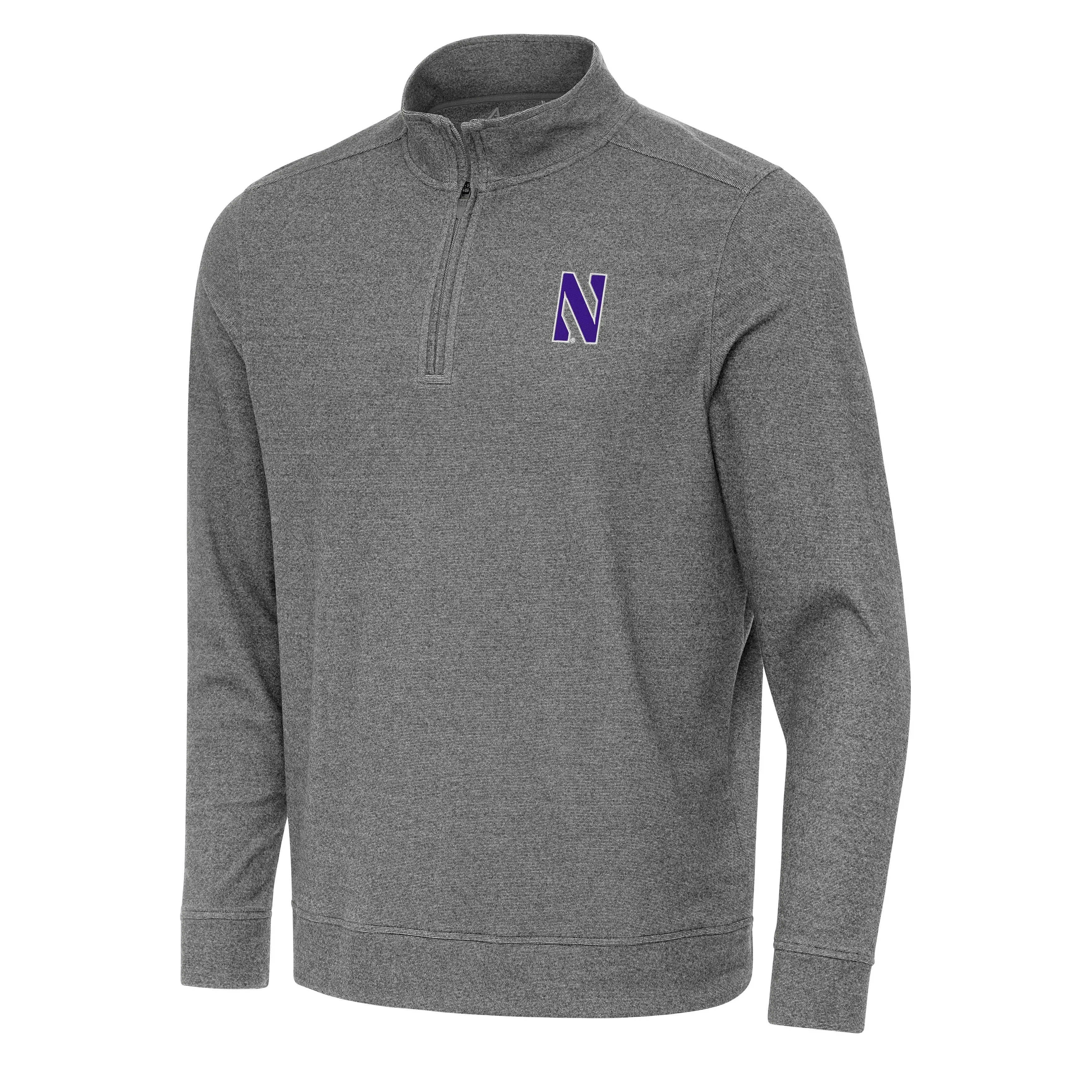 Northwestern Quarter-Zip Men's Grey Antigua