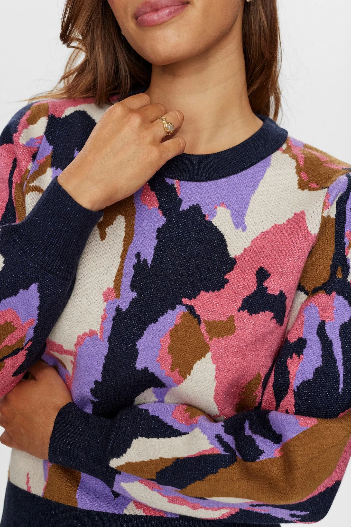 NUCONELLE PULLOVER - Paisley Purple