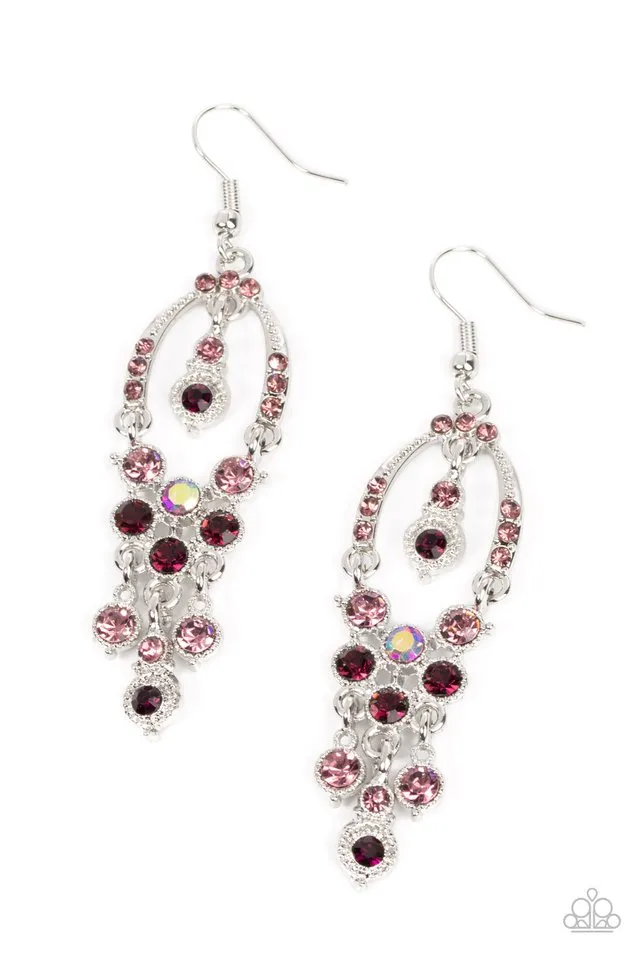Paparazzi Earring ~ Sophisticated Starlet - Purple