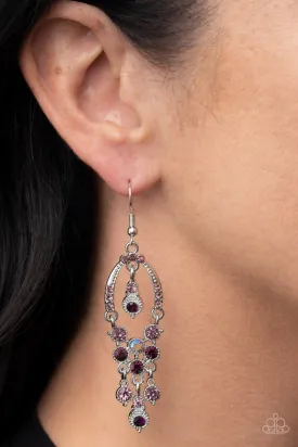Paparazzi Earring ~ Sophisticated Starlet - Purple