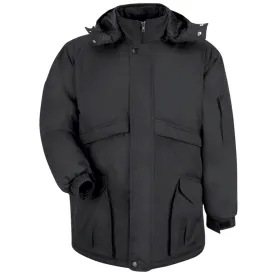 Red Kap JP70 Heavyweight Parka with Water Repellent Fabric, Detachable Hood, Adjustable Waist, Ample Storage Pockets, Storm Flap, Gussets | Sizes S-5XL