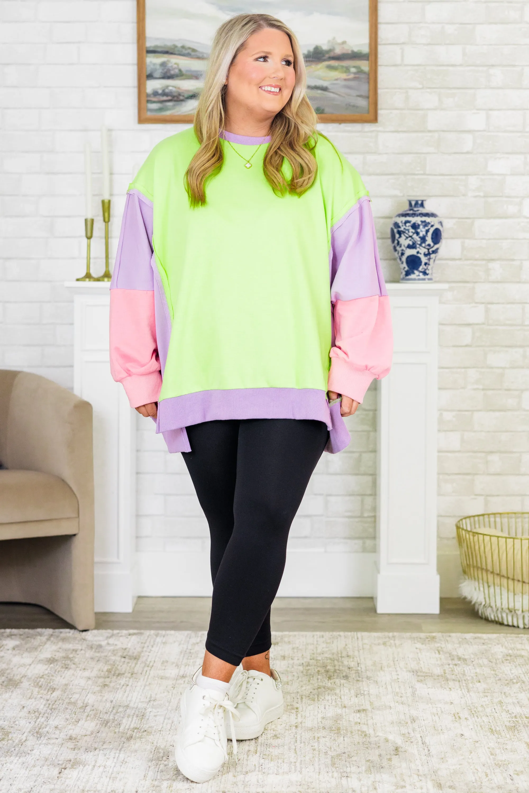 Rising To The Opportunity Pullover, Green