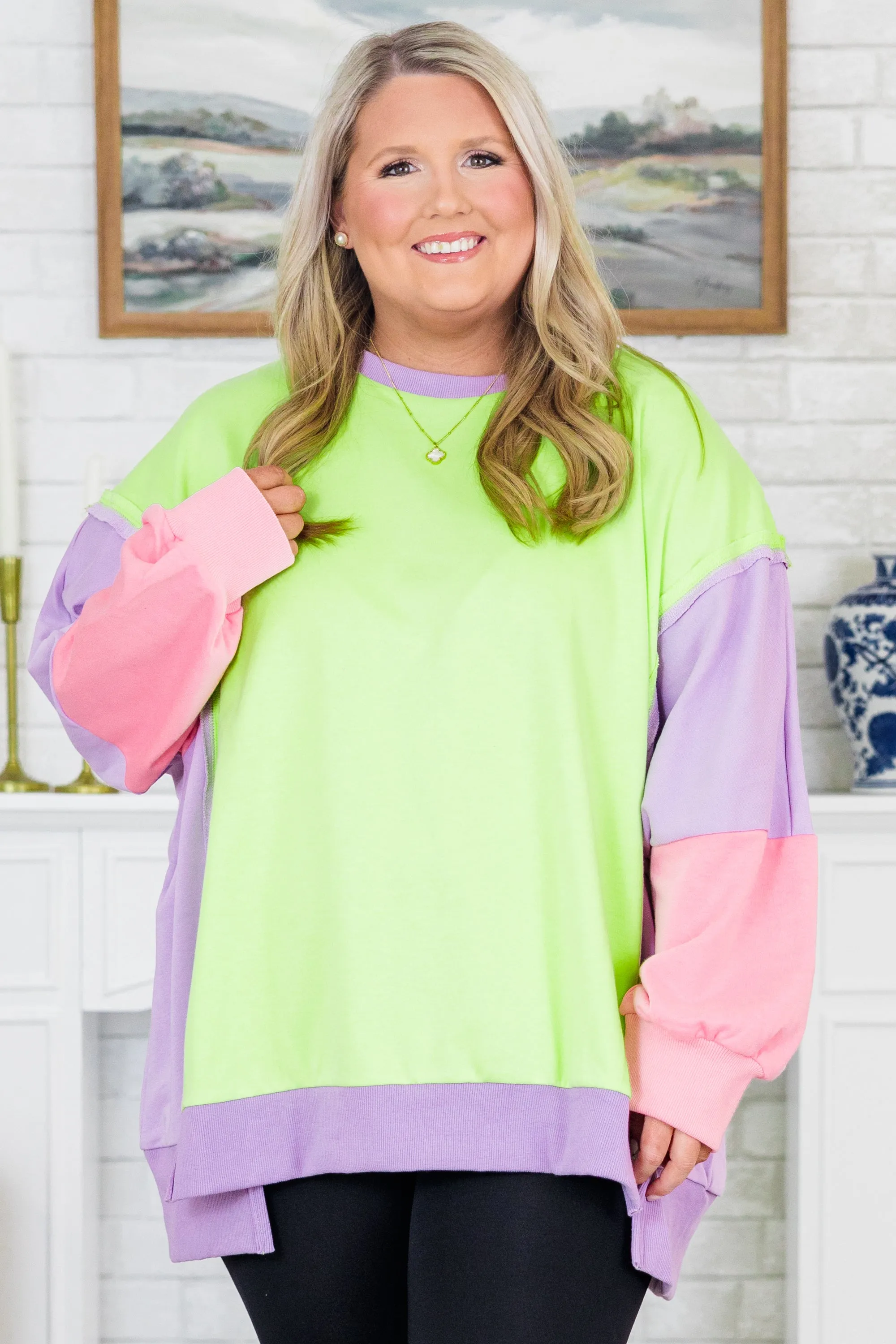 Rising To The Opportunity Pullover, Green