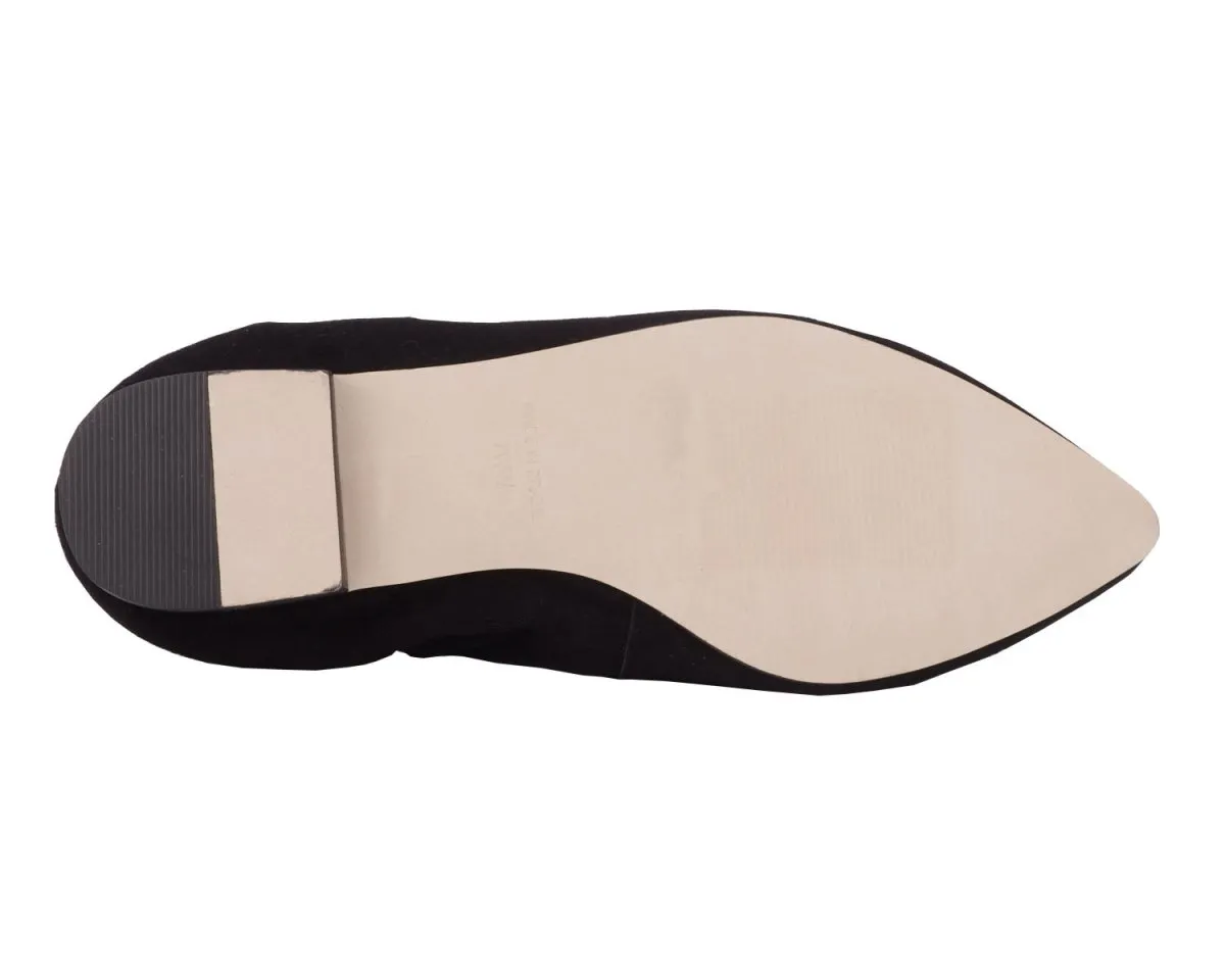 Ros Hommerson Ramsey Women's Flat Slip-on Shoes In Black Suede