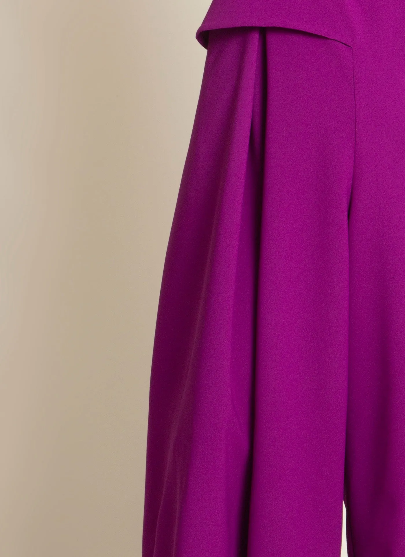 Saccha Layered Pocket Onesie in Magenta Purple