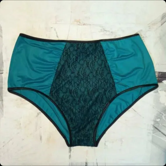 Schnittmuster von Lingeriememade Slip Diana Gr. 32 - 52, deutsch / german. PDF E-Book Slip/ Damenhöschen Nähen mit 9 Variationen. IDsmx3