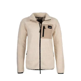 Sherpa Fleece Jacket for Women (Off-White)